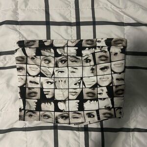 Edikted Black and White Graphic Tube Top